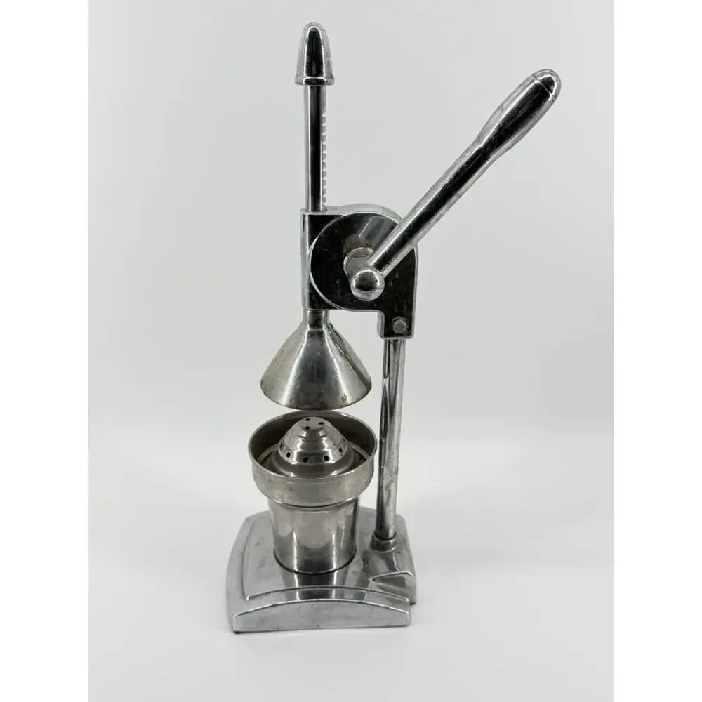 Vintage Chrome Citrus Juicer